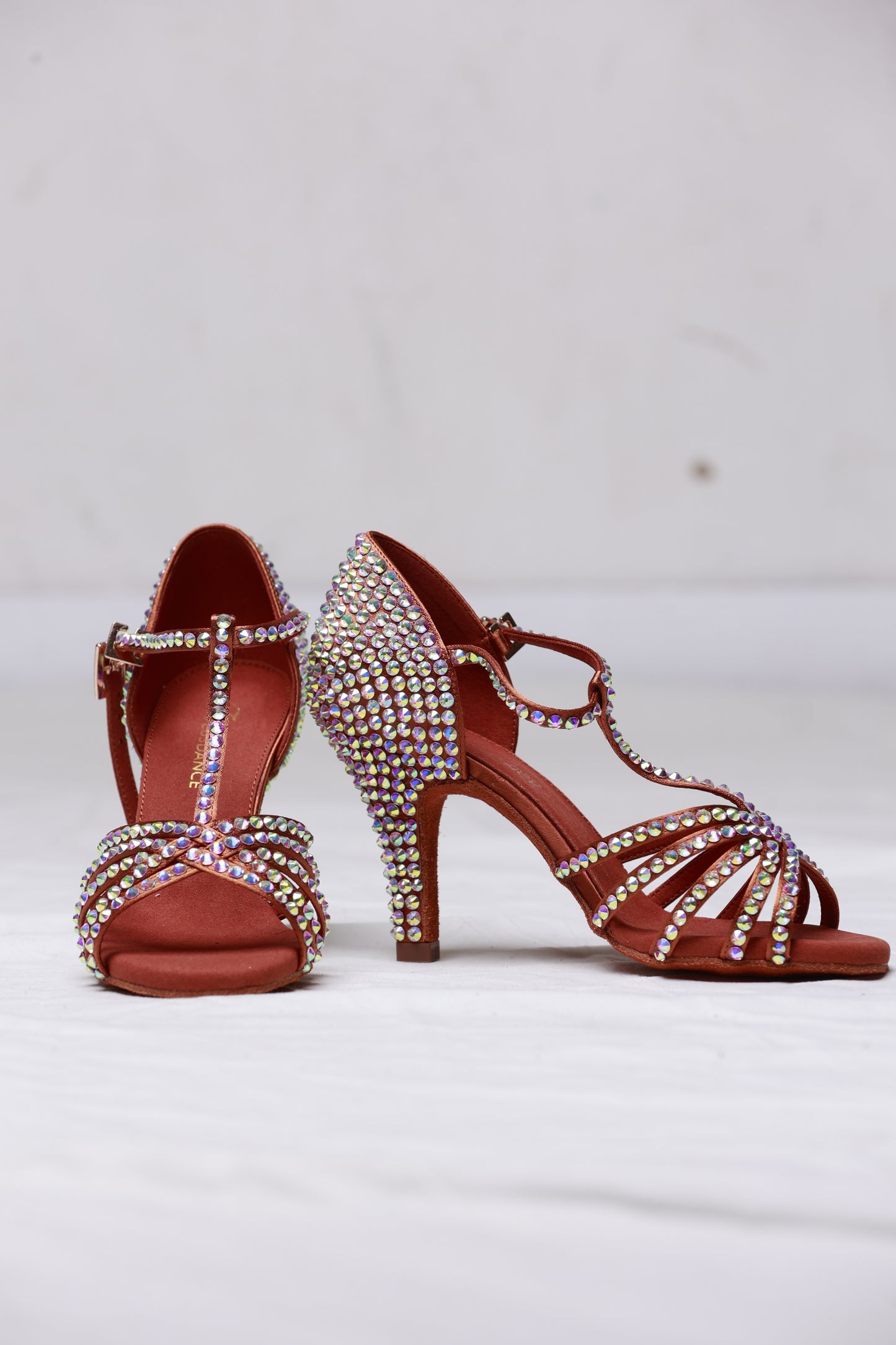 BonjourRoyale Diamond Latin Shoes