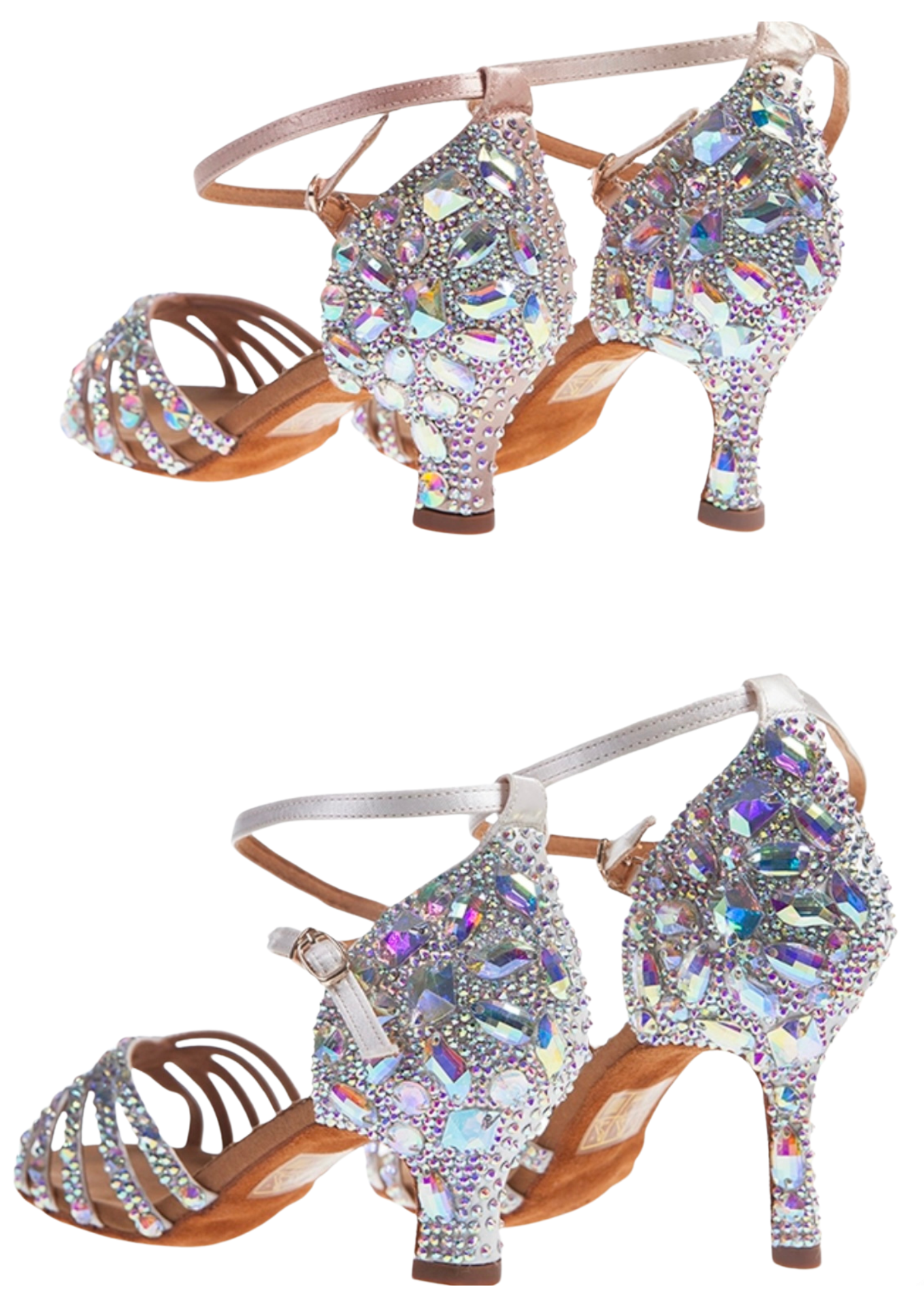 BonjourRoyale hand picked diamond shoes(Latin/Salsa)