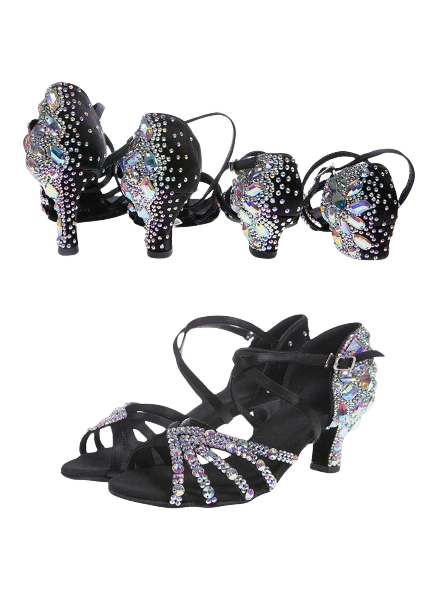 BonjourRoyale hand picked diamond shoes(Latin/Salsa)
