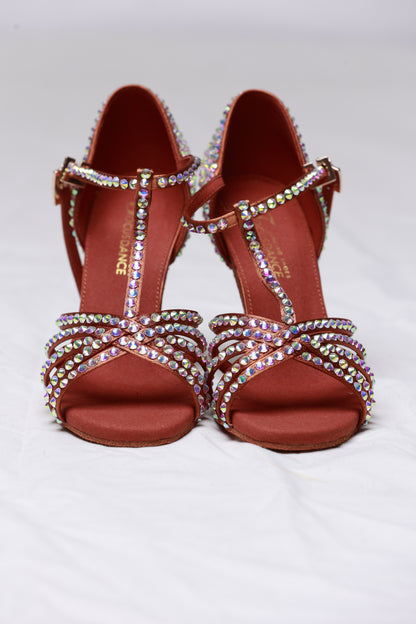 BonjourRoyale Diamond Latin Shoes