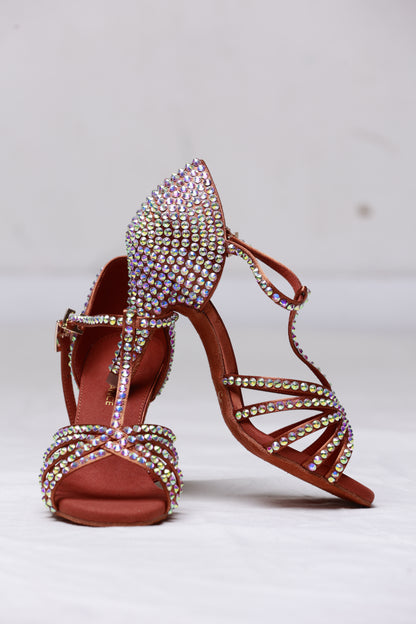 BonjourRoyale Diamond Latin Shoes