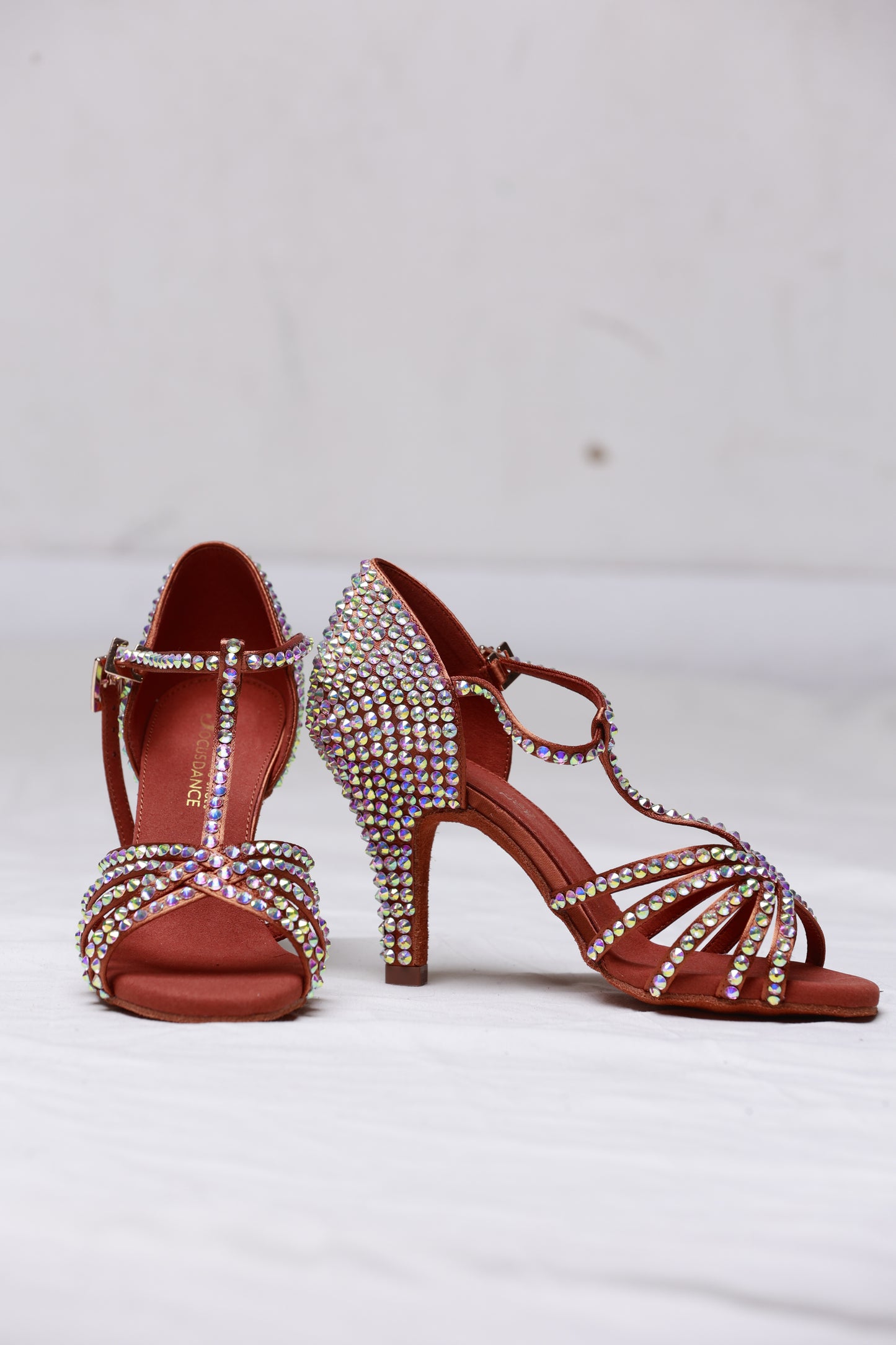 BonjourRoyale Diamond Latin Shoes