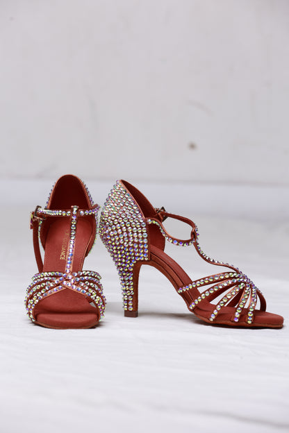 BonjourRoyale Diamond Latin Shoes