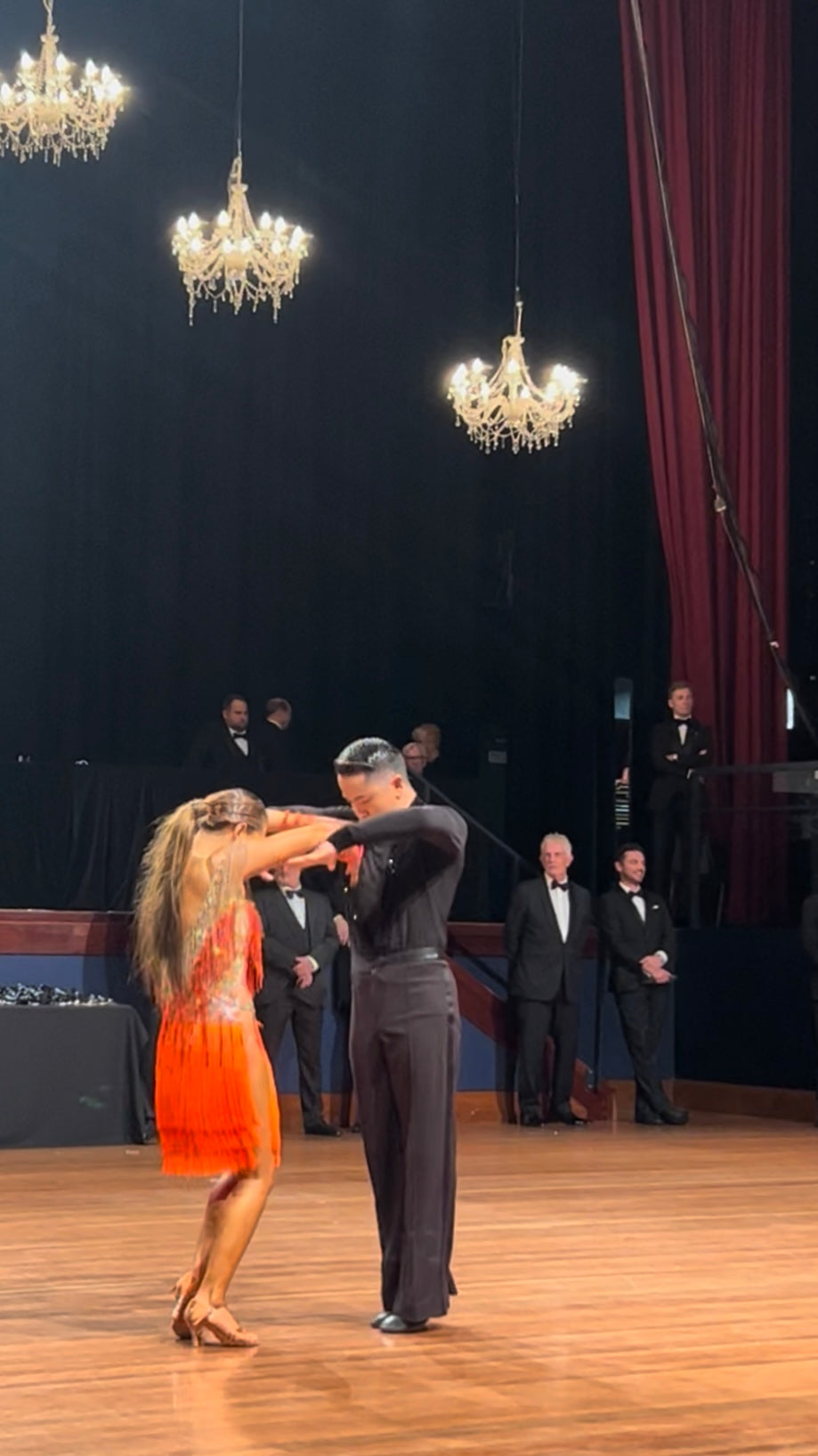 Mr Maurizio designed Latin Competition dress