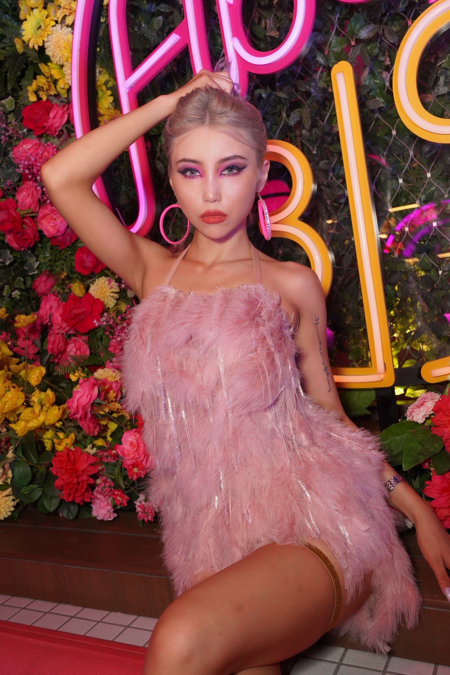 BonjourRoyale Designer Limited Edition Feather Attire