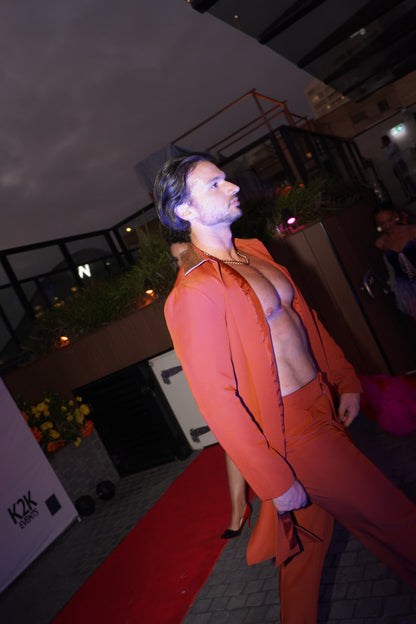 Moulin Rouge Collection Men's flamenco Royal Set(Autumn/Winter Fashion Show 2024)