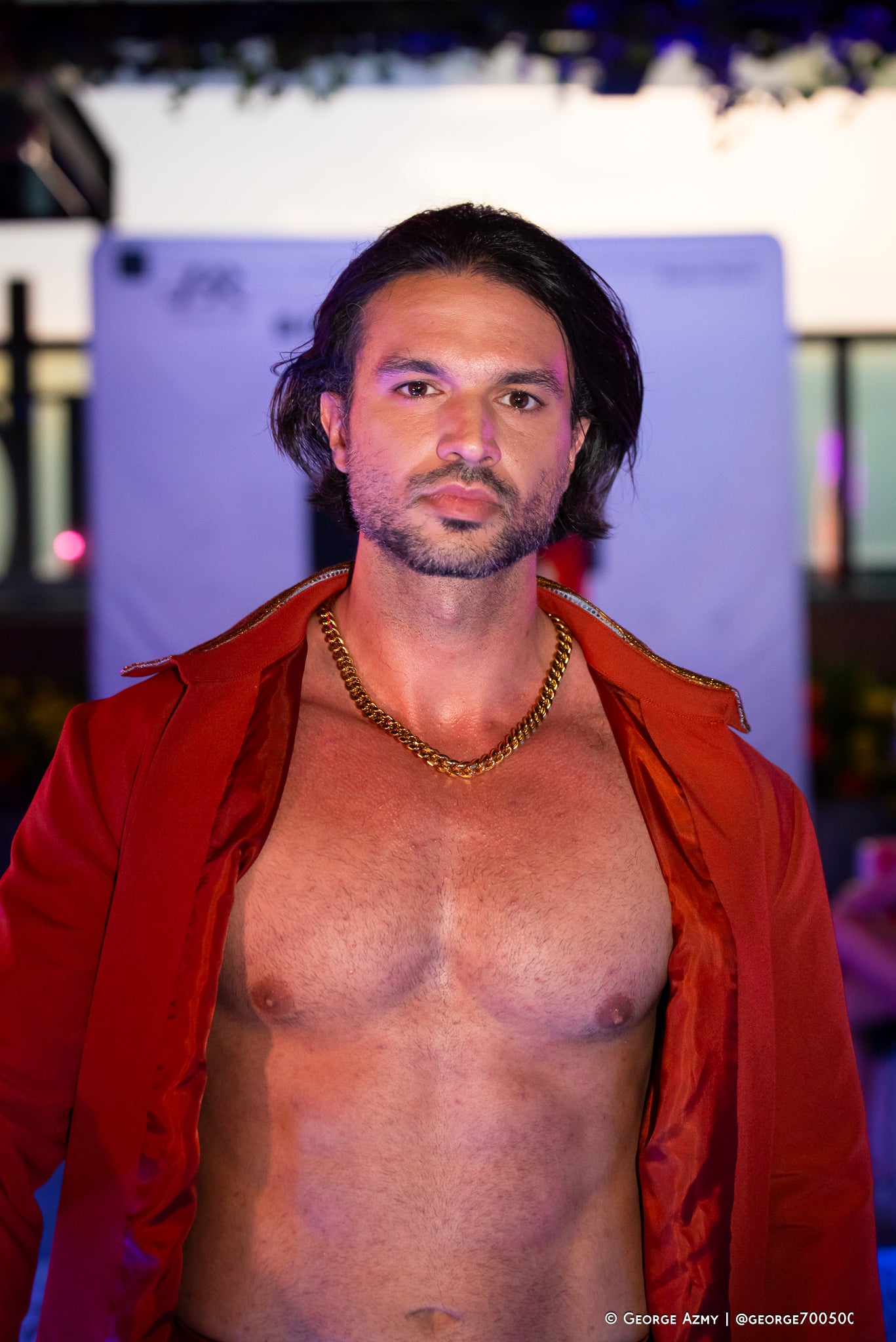 Moulin Rouge Collection Men's flamenco Royal Set(Autumn/Winter Fashion Show 2024)