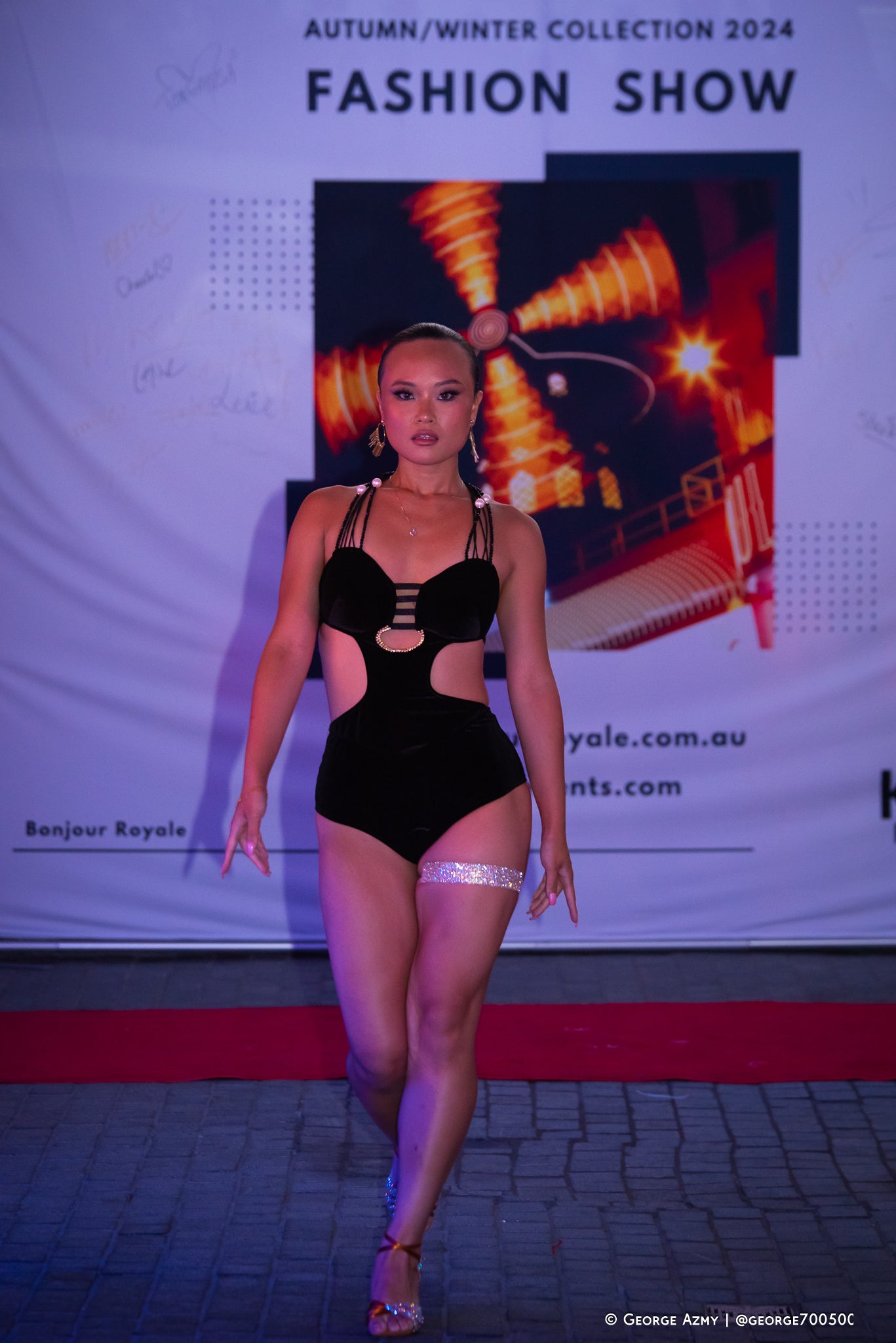 Gilded Noir Black Jumpsuit (Autumn/Winter Fashion Show 2024)