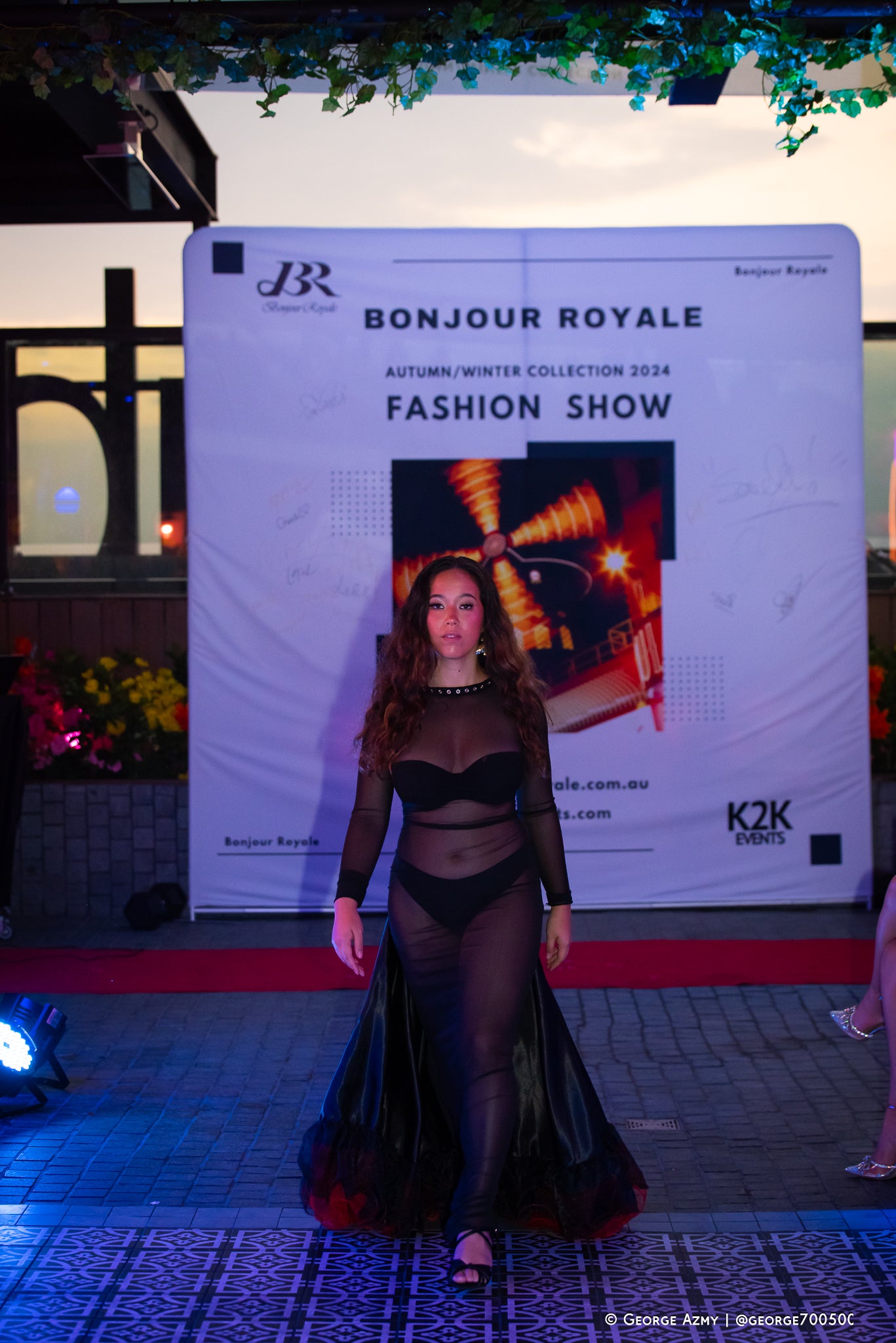 Moulin Rouge Special Design Flamenco Tailed Dress(Autumn/Winter Fashion Show 2024)