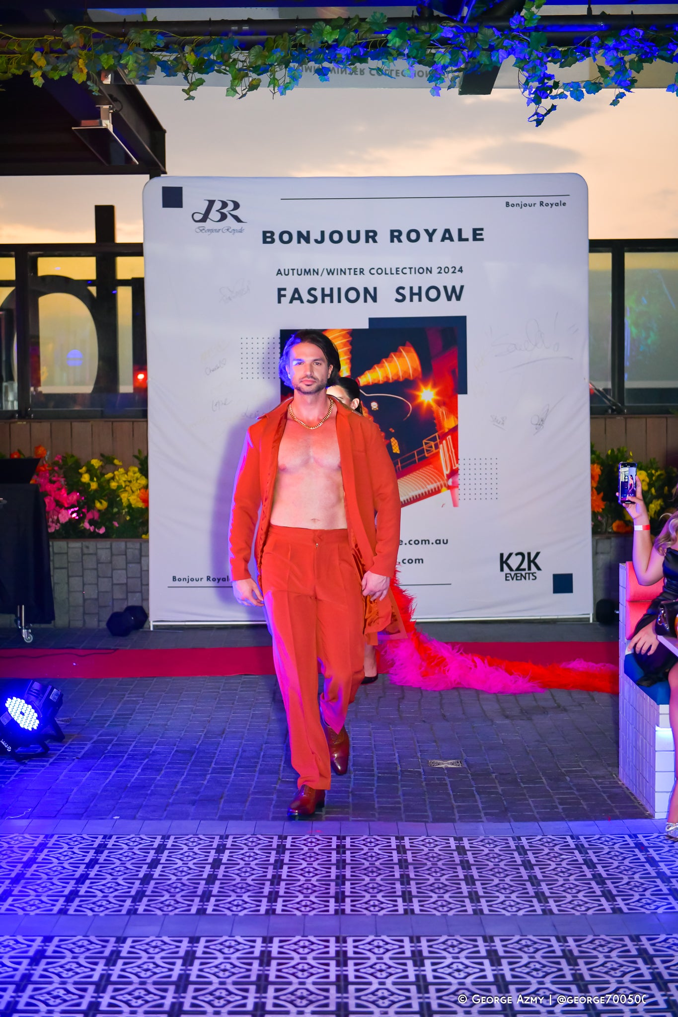 Moulin Rouge Collection Men's flamenco Royal Set(Autumn/Winter Fashion Show 2024)