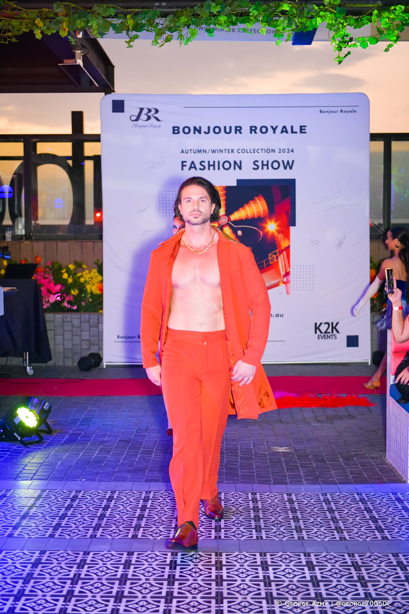 Moulin Rouge Collection Men's flamenco Royal Set(Autumn/Winter Fashion Show 2024)