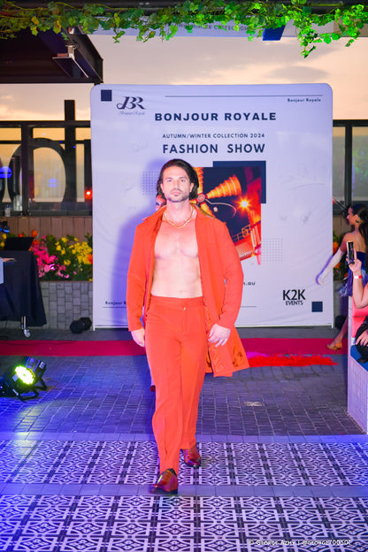 Moulin Rouge Collection Men's flamenco Royal Set(Autumn/Winter Fashion Show 2024)