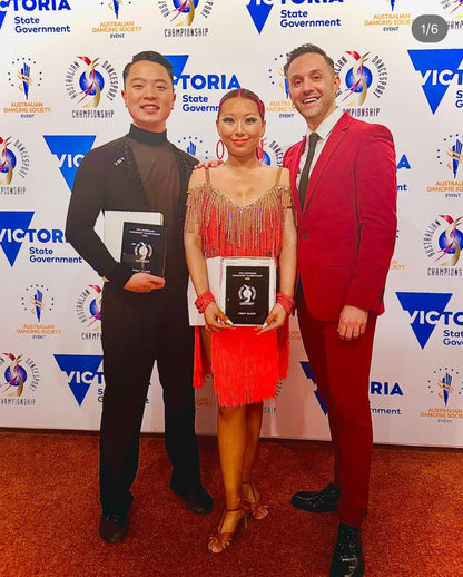 Mr Maurizio designed Latin Competition dress