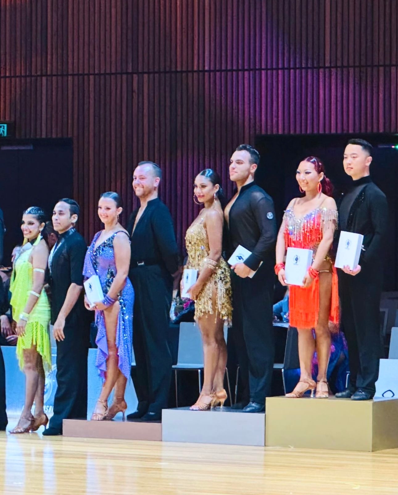 Mr Maurizio designed Latin Competition dress