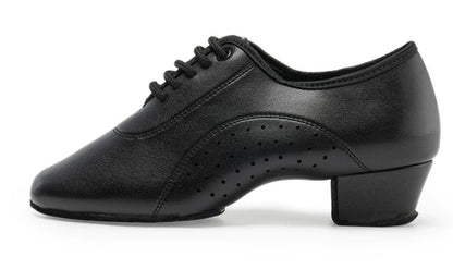 ITENDANCE Boy's Leather Latin Dance Shoes