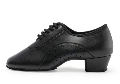 ITENDANCE Boy's Leather Latin Dance Shoes