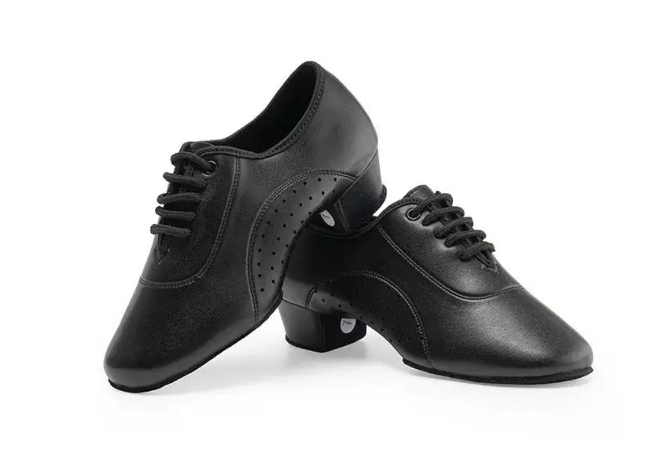 ITENDANCE Boy's Leather Latin Dance Shoes