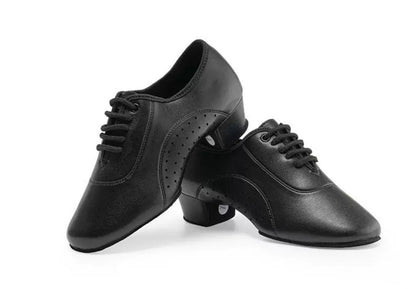ITENDANCE Boy's Leather Latin Dance Shoes