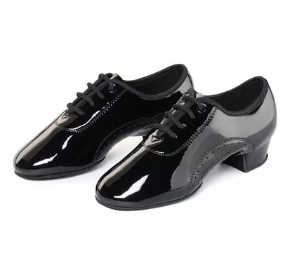 ITENDANCE Boy's Leather Latin Dance Shoes