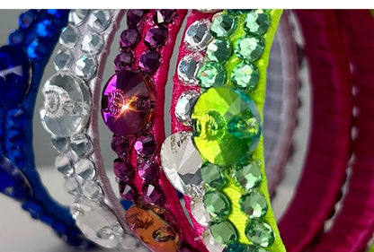 Adult Latin Dance Bracelet with/without Sparkling Large Rhinestone