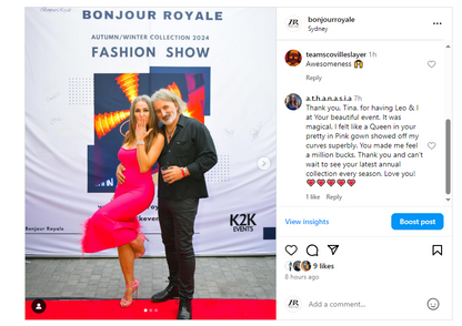 Swan Pink Silhouette