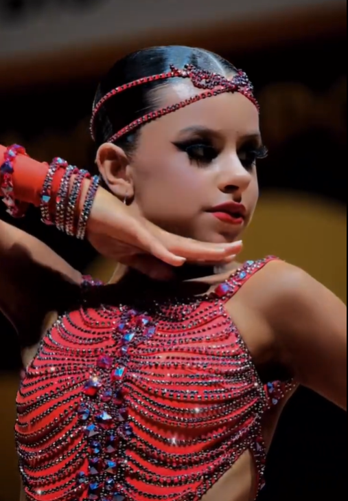 Adult Latin Dance Bracelet with/without Sparkling Large Rhinestone