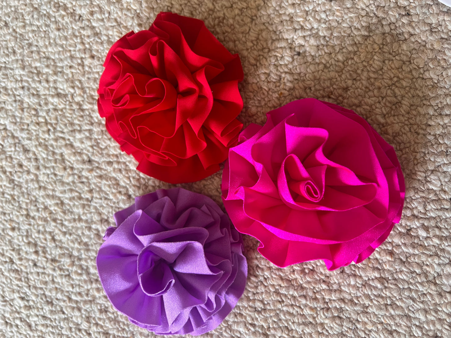 Handmade Large Flower Hair Clip For Competition