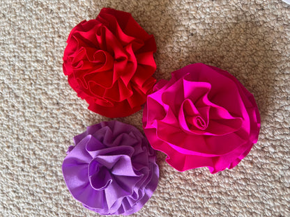 Handmade Large Flower Hair Clip For Competition
