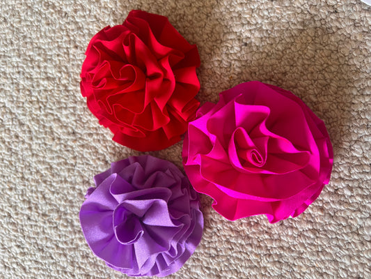 Handmade Large Flower Hair Clip For Competition