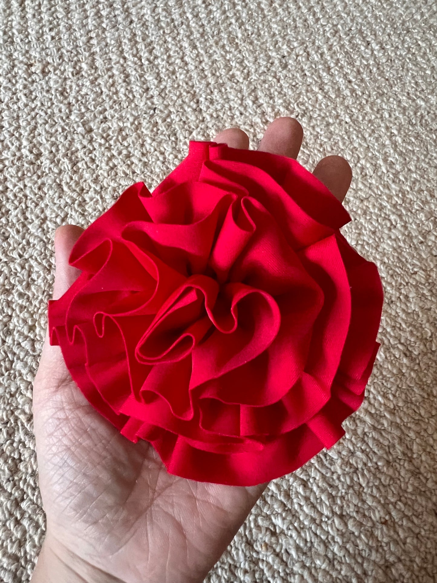 Handmade Large Flower Hair Clip For Competition