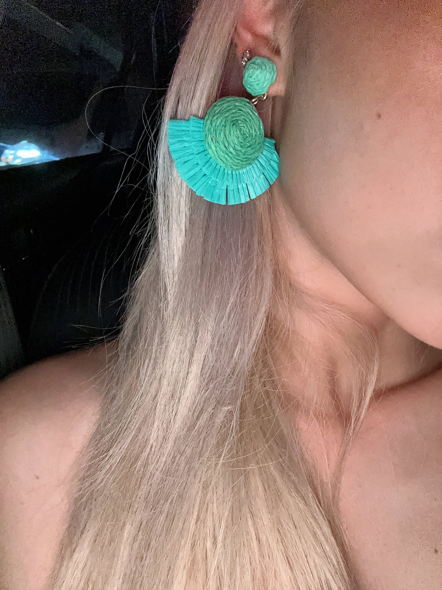 Paradise Retreat Fan-shaped Earrings