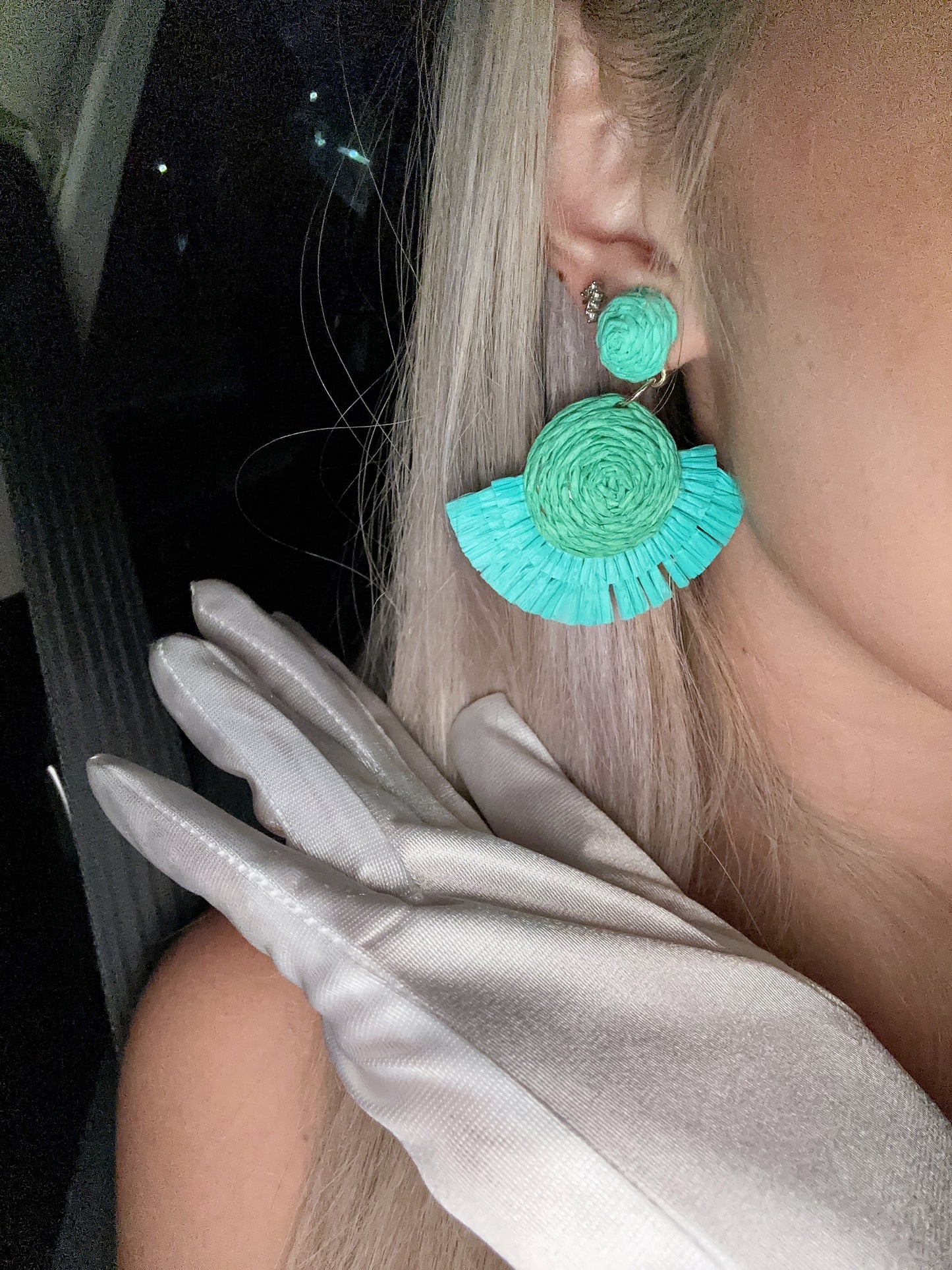 Paradise Retreat Fan-shaped Earrings