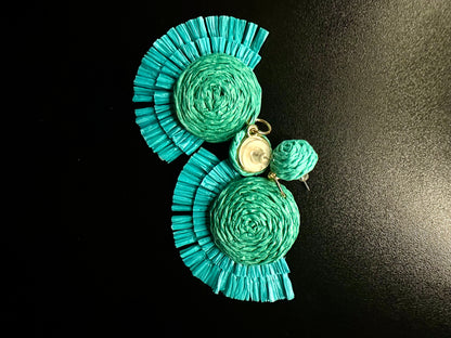 Paradise Retreat Fan-shaped Earrings