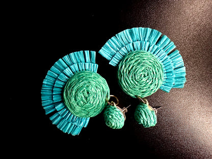 Paradise Retreat Fan-shaped Earrings